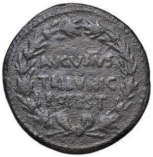 obverse: ROMANE IMPERIALI - Augusto (27 a.C.-14 d.C.) - Asse C. 502 (22 Fr.)  (AE g. 12,06). qBB/BB