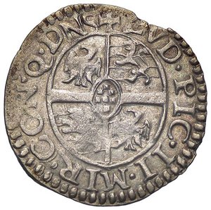 obverse: ZECCHE ITALIANE - MIRANDOLA - Ludovico II Pico (1550-1568) - Muraiola CNI 36/43; MIR 509  (AG g. 1,81). qBB