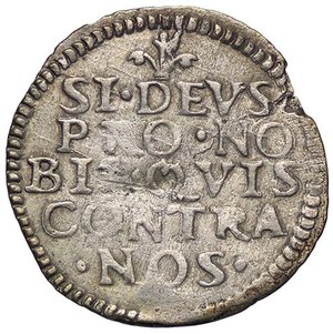 reverse: ZECCHE ITALIANE - MIRANDOLA - Ludovico II Pico (1550-1568) - Muraiola CNI 36/43; MIR 509  (AG g. 1,81). qBB