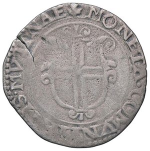 reverse: ZECCHE ITALIANE - MODENA - Ercole II d Este (1534-1559) - Grossetto CNI 72/86; MIR 649  (AG g. 1,61). meglio di MB