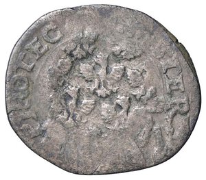 reverse: ZECCHE ITALIANE - MODENA - Francesco I d Este (1629-1658) - Giorgino  NC (MI g. 2,16)Contromarca. MB-BB