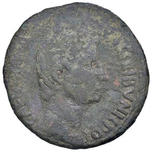 obverse: ROMANE IMPERIALI - Augusto (27 a.C.-14 d.C.) - Asse C. 445; RIC 427  (AE g. 11,41). meglio di MB