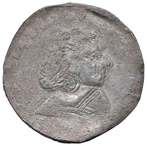 obverse: ZECCHE ITALIANE - SOLFERINO - Carlo Gonzaga (1639-1678) - Giorgino CNI 1/5; MIR 957 NC (MI g. 1,93). meglio di MB