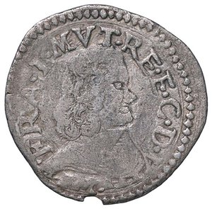 obverse: ZECCHE ITALIANE - MODENA - Francesco I d Este (1629-1658) - Giorgino CNI 334/381 e 384/388; MIR 797 NC (MI g. 1,55). meglio di MB