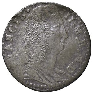 obverse: ZECCHE ITALIANE - MODENA - Francesco III d Este (1737-1780) - Capellone 1750 CNI 55/61; MIR 847/1 R MI. MB+/qBB