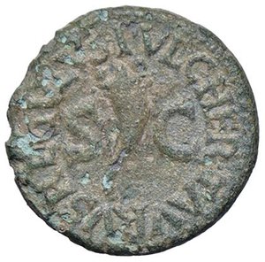 reverse: ROMANE IMPERIALI - Augusto (27 a.C.-14 d.C.) - Quadrante C. 415  (AE g. 2,69). BB-SPL