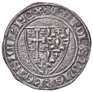 obverse: ZECCHE ITALIANE - NAPOLI - Carlo II d Angiò (1285-1309) - Saluto P.R. 2; MIR 23 NC (AG g. 3,13). BB