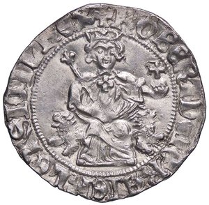 obverse: ZECCHE ITALIANE - NAPOLI - Roberto d Angiò (1309-1343) - Gigliato P.R. 1/2; MIR 28  (AG g. 3,94). qSPL