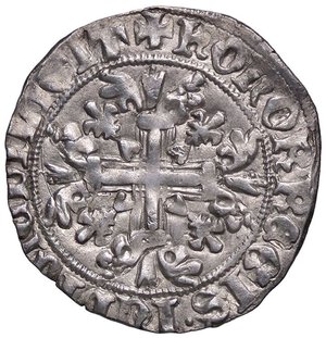 reverse: ZECCHE ITALIANE - NAPOLI - Roberto d Angiò (1309-1343) - Gigliato P.R. 1/2; MIR 28  (AG g. 3,94). qSPL