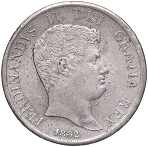 obverse: ZECCHE ITALIANE - NAPOLI - Ferdinando II di Borbone (1830-1859) - Piastra 1832 P.R. 55; Mont. 737/739  AG. SPL