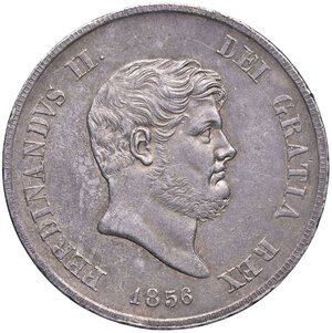 obverse: ZECCHE ITALIANE - NAPOLI - Ferdinando II di Borbone (1830-1859) - Piastra 1846 P.R. 71; Mont. 774  AG  Lieve mancanza sullo scudo. SPL