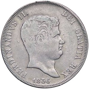 obverse: ZECCHE ITALIANE - NAPOLI - Ferdinando II di Borbone (1830-1859) - Mezza piastra 1836 P.R. 94; Mont. 835/836  AG. MB-BB