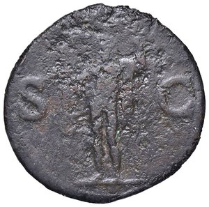 reverse: ROMANE IMPERIALI - Agrippa († 12 a C.) - Asse C. 3; RIC 58  (AE g. 9,13) Metallo poroso. meglio di MB