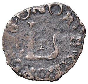 obverse: ZECCHE ITALIANE - NOVELLARA - Anonime di Alfonso II Gonzaga  - Quattrino  R (CU g. 0,61)Tipo Lucca. meglio di MB