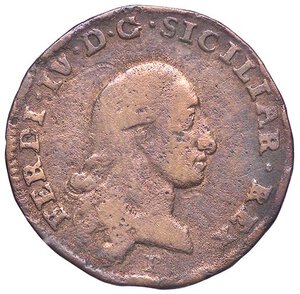 obverse: ZECCHE ITALIANE - ORBETELLO - Ferdinando IV di Borbone (Reali Presidi di Toscana) (1759-1799) - 2 Quattrini 1782 MIR 354 R CU. MB/qBB