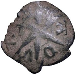 obverse: ZECCHE ITALIANE - PADOVA - Francesco I da Carrara (1355-1388) - Denaro Piccolo Biaggi 1739 NC (MI g. 0,16). qBB