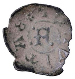 reverse: ZECCHE ITALIANE - PADOVA - Francesco I da Carrara (1355-1388) - Denaro Piccolo Biaggi 1739 NC (MI g. 0,16). qBB