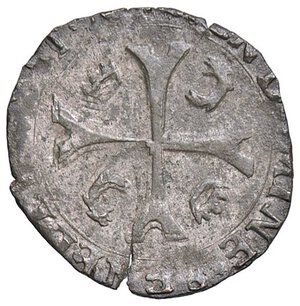 reverse: ZECCHE ITALIANE - PASSERANO - Ercole Radicati (1585-1587) - Grosso dozzeno CNI 13/18; MIR 942 RR (MI g. 2,29). qBB