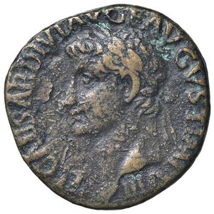 obverse: ROMANE IMPERIALI - Tiberio (14-37) - Asse C. 13  (AE g. 9,47). MB-BB