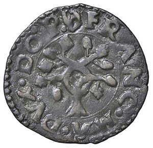 obverse: ZECCHE ITALIANE - PESARO - Francesco Maria I della Rovere (1513-1538) - Quattrino Cav. 56  (MI g. 0,82). BB