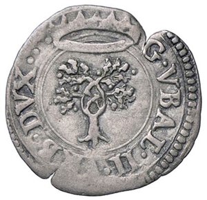 obverse: ZECCHE ITALIANE - PESARO - Guidobaldo II (1538-1574) - Bolognino CNI 56/72; Cav. 94  (AG g. 0,61). BB