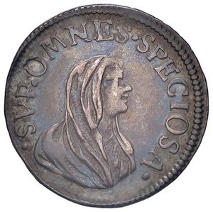 obverse: ZECCHE ITALIANE - PISA - Cosimo III (1670-1723) - Mezzo giulio 1721 CNI 24/26; MIR 455/6  AG  Delicata patina. BB+