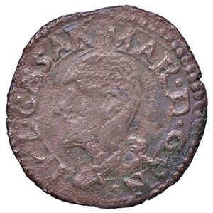 obverse: ZECCHE ITALIANE - POMPONESCO - Giulio Cesare Gonzaga (1583-1593) - Quattrino CNI 76/79-83; MIR 887 R (MI g. 0,79). BB/BB+