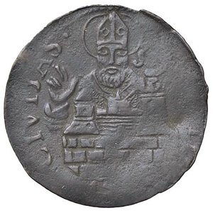 obverse: ZECCHE ITALIANE - RAGUSA  - Soldo  R (CU g. 1,29). meglio di MB