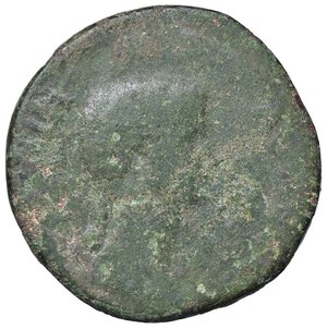 obverse: ROMANE IMPERIALI - Antonia (moglie di Nerone Druso) - Dupondio C. 6  (AE g. 10,66). MB