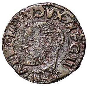 obverse: ZECCHE ITALIANE - REGGIO EMILIA - Alfonso I d Este, secondo periodo (1523-1534) - Bagattino CNI 52/58; MIR 1293 NC (CU g. 0,99). BB+