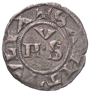 obverse: ZECCHE ITALIANE - RIMINI - Autonome (1250-1385) - Denaro CNI 29/32; MIR 1354 NC (MI g. 0,57). bel BB