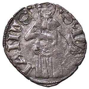 reverse: ZECCHE ITALIANE - RIMINI - Sigismondo Pandolfo Malatesta (1432-1463) - Quattrino CNI 9/26; MIR 1359 R (MI g. 0,72). MB-BB