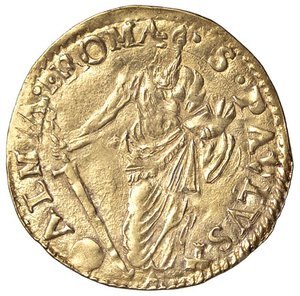 reverse: ZECCHE ITALIANE - ROMA - Paolo III (1534-1549) - Scudo d oro Munt. 17; MIR 885/6 R (AU g. 3,34). BB+