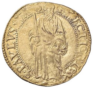 reverse: ZECCHE ITALIANE - ROMA - Paolo III (1534-1549) - Scudo d oro Munt. 23; MIR 868/3  (AU g. 3,3). BB