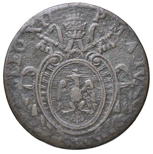 obverse: ZECCHE ITALIANE - ROMA - Leone XII (1823-1829) - Quattrino 1826 A. IV Pag. 139/a; Mont. 21/22  CU. BB