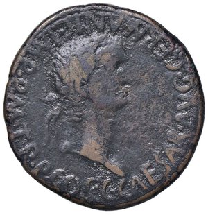 obverse: ROMANE IMPERIALI - Caligola e Cesonia  - Dupondio (Carthago Nova) C. 1 (30 Fr.)  (AE g. 14). qBB