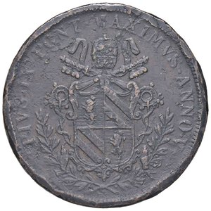 obverse: ZECCHE ITALIANE - ROMA - Pio IX (1846-1866) - 5 Baiocchi 1850 A. V Pag. 477; Mont. 245  CU. meglio di MB