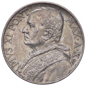 obverse: ZECCHE ITALIANE - ROMA - Pio XI (1922-1939) - 10 Lire 1931 Pag. 624; Mont. 433  AG. qSPL