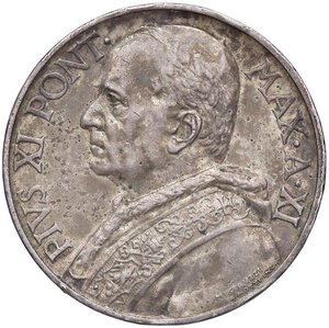 obverse: ZECCHE ITALIANE - ROMA - Pio XI (1922-1939) - 10 Lire 1932 Pag. 625; Mont. 434  AG. SPL