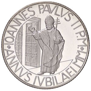 obverse: ZECCHE ITALIANE - ROMA - Giovanni Paolo II (1978-2005) - 2.000 Lire 2000 - Anno Santo Mont. 33 R AG Senza confezione. FS