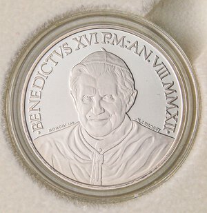 obverse: ZECCHE ITALIANE - ROMA - Benedetto XVI (2005-2013) - 10 Euro 2012 A. VIII   AG In confezione. FS