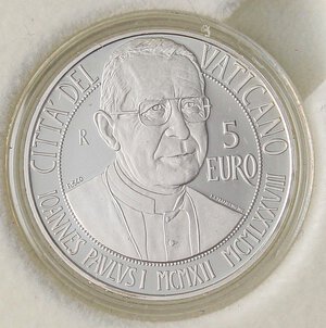 obverse: ZECCHE ITALIANE - ROMA - Benedetto XVI (2005-2013) - 5 Euro 2012 A. VIII   AG In confezione. FS