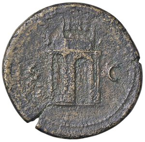 reverse: ROMANE IMPERIALI - Nerone (54-68) - Sesterzio C. 306 (12 Fr.)  (AE g. 27,28). qBB