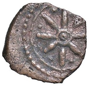 reverse: ZECCHE ITALIANE - SALERNO - Ruggero II (1127-1154) - Follaro Cap.135; MIR 628 NC (AE g. 1,19). BB