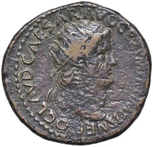 obverse: ROMANE IMPERIALI - Nerone (54-68) - Dupondio C. 177; RIC 338  (AE g. 13,84). qBB