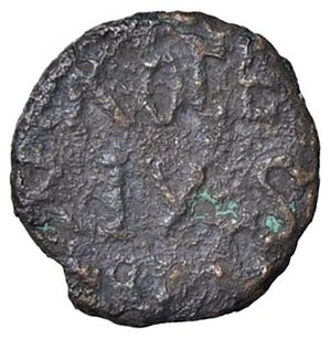 reverse: ZECCHE ITALIANE - SALERNO - Ruggero II (1127-1154) - Follaro MIR 598  (AE g. 1,59). meglio di MB