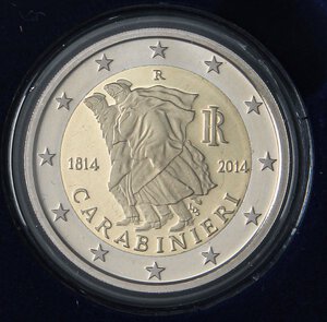 reverse: ZECCHE ITALIANE - SAN MARINO - Monetazione Euro  - Serie 2014    Confezione da 9 pezzi. FS