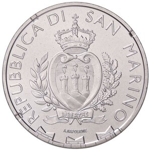 obverse: ZECCHE ITALIANE - SAN MARINO - Monetazione Euro  - 5 Euro 2024   AG Oncia. FDC