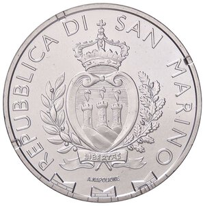 obverse: ZECCHE ITALIANE - SAN MARINO - Monetazione Euro  - 5 Euro 2024   AG Oncia. FDC