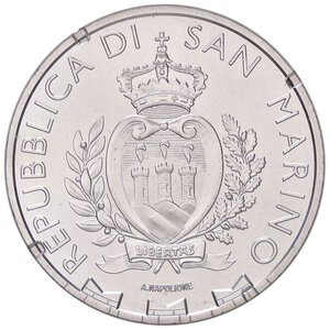 obverse: ZECCHE ITALIANE - SAN MARINO - Monetazione Euro  - 5 Euro 2024   AG Oncia. FDC